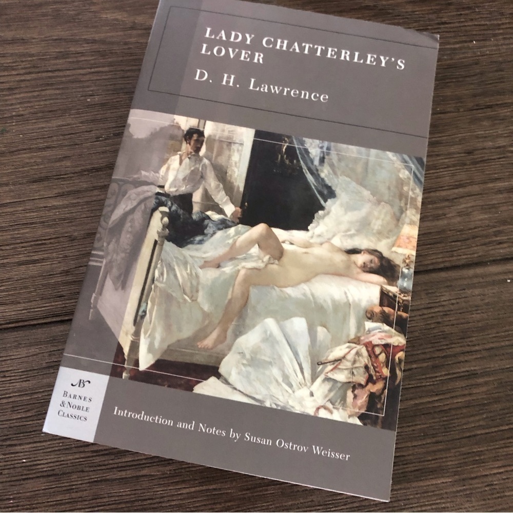 Lady Chatterley’s Lover by: D.H. Lawrence paperback book